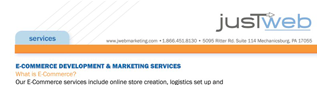 Justweb Technology branding portfolio thumbnail