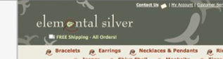 Elemental Silver website portfolio thumbnail